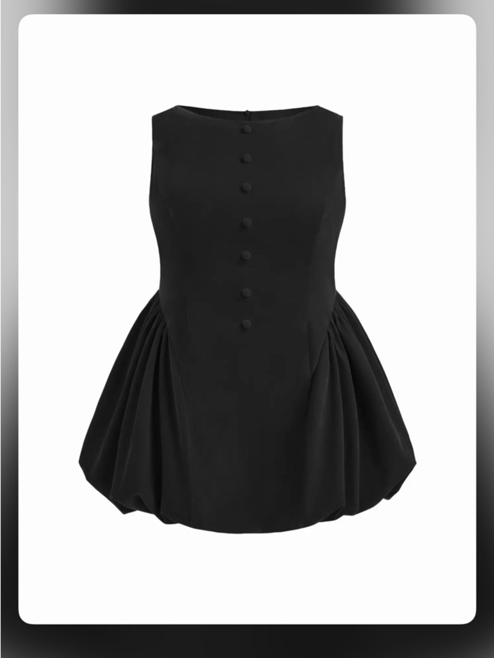 Cider Black Velvet Mini Dress - Picture 2 of 6